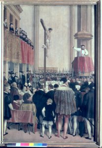 Sermon of the Papal Legate, Cornelius Musso, in the Augustinerkirche, Vienna on 1561